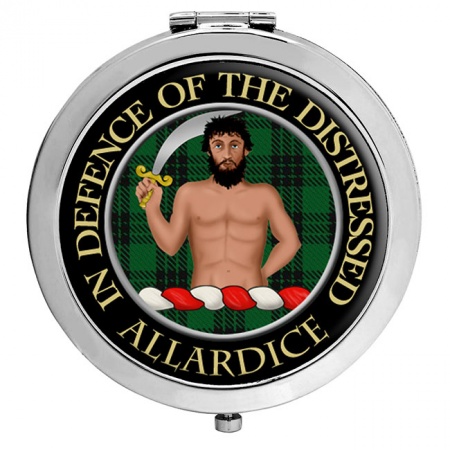 Allardice Scottish Clan Crest Compact Mirror