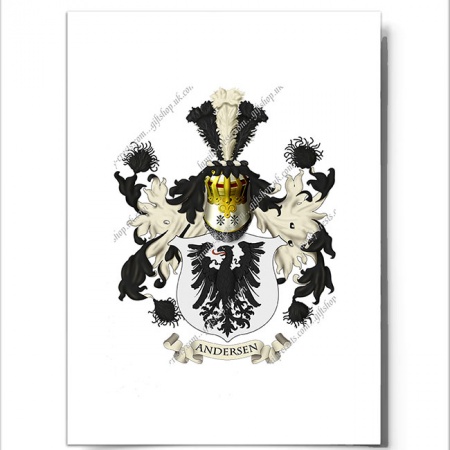Andersen (Denmark) Coat of Arms Print