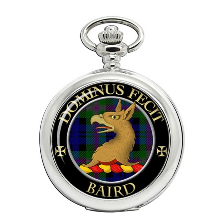 Baird Scottish Clan Crest Pocket Watch