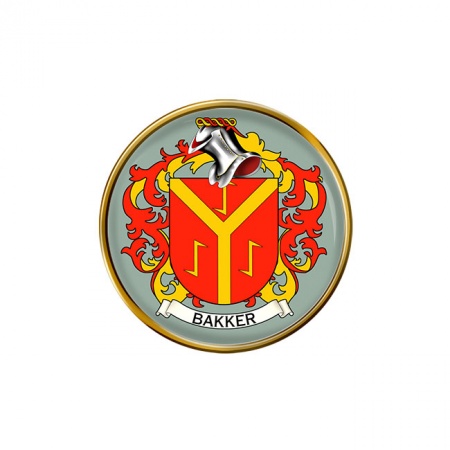 Bakker (Netherlands) Coat of Arms Pin Badge