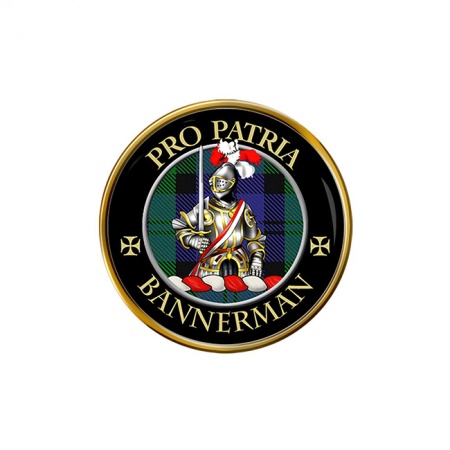 Bannerman Scottish Clan Crest Pin Badge