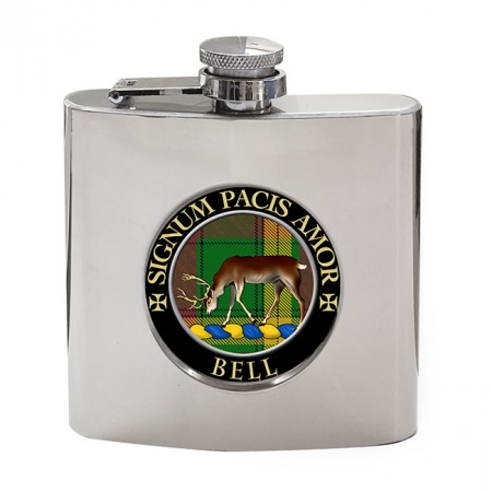 Bell of Provoschaugh Scottish Clan Crest Hip Flask