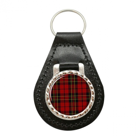 Brodie Scottish Tartan Leather Key Fob