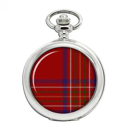 Burnett Scottish Tartan Pocket Watch