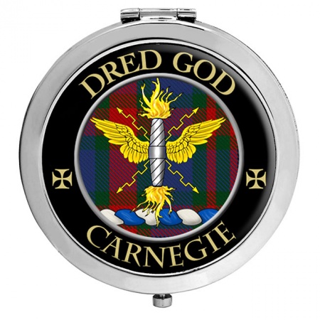 Carnegie Scottish Clan Crest Compact Mirror