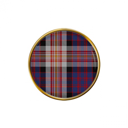 Carnegie Scottish Tartan Pin Badge