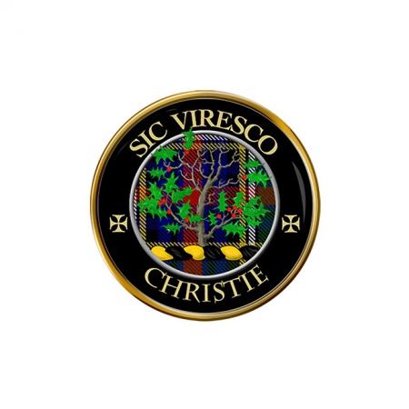 Christie Scottish Clan Crest Pin Badge