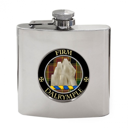 Dalrymple Scottish Clan Crest Hip Flask