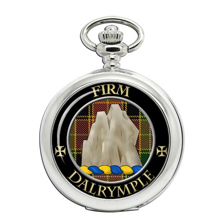 Dalrymple Scottish Clan Crest Pocket Watch