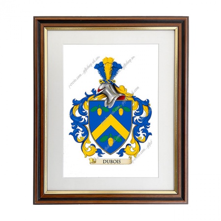 Dubois (France) Coat of Arms Framed Print