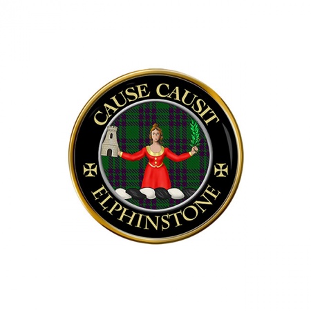 Elphinstone Scottish Clan Crest Pin Badge