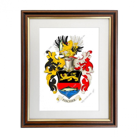 Fischer (Germany) Coat of Arms Framed Print