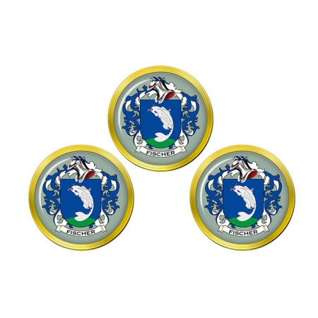 Fischer (Swiss) Coat of Arms Golf Ball Markers