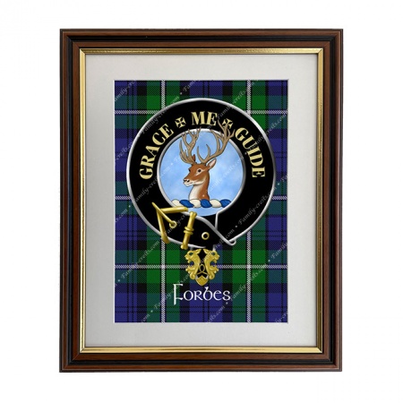Forbes Scottish Clan Crest Framed Print