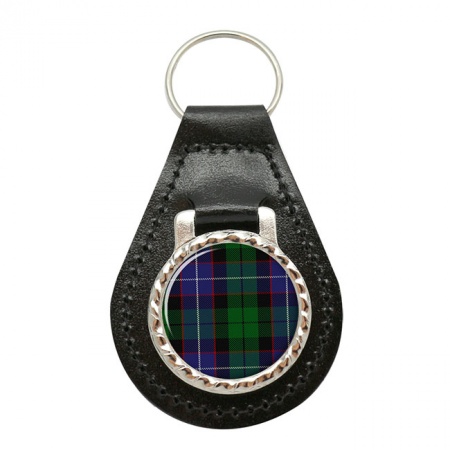 Galbraith Scottish Tartan Leather Key Fob