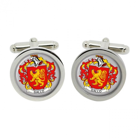 Gallo (Italy) Coat of Arms Cufflinks