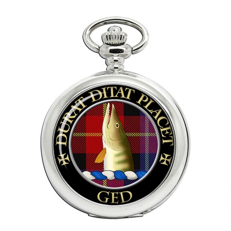 Ged Scottish Clan Crest Pocket Watch