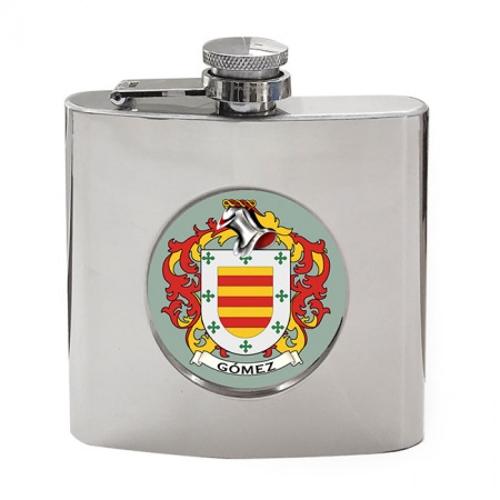 Gomez (Spain) Coat of Arms Hip Flask