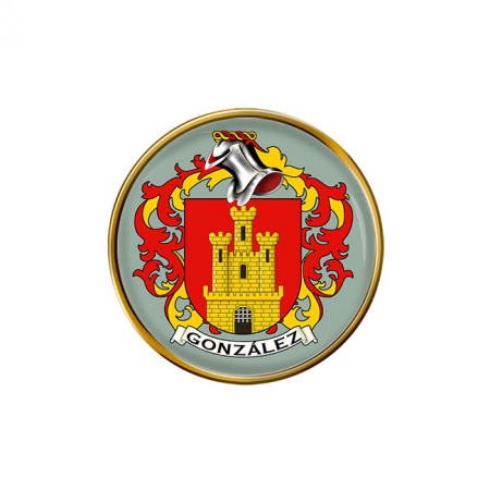 Gonzalez (Spain) Coat of Arms Pin Badge