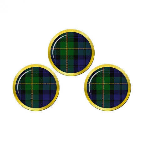 Gordon Scottish Tartan Golf Ball Markers