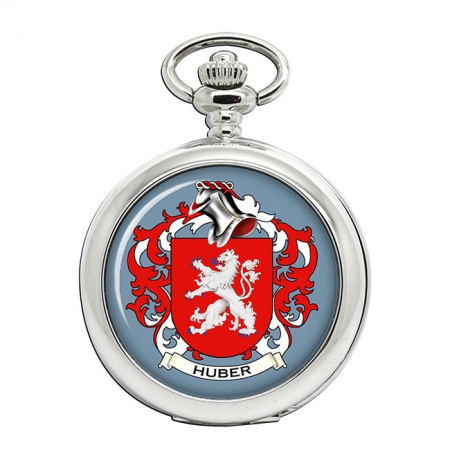 Huber (Swiss) Coat of Arms Pocket Watch