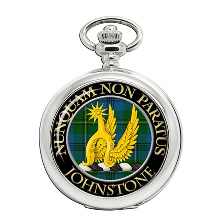 Johnstone Scottish Clan Crest Pocket Watch