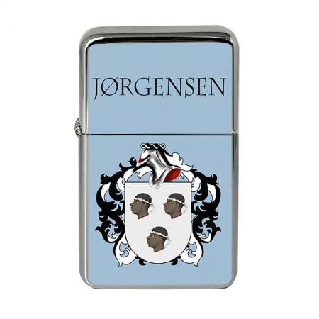 Jrgensen (Denmark) Coat of Arms Flip Top Lighter