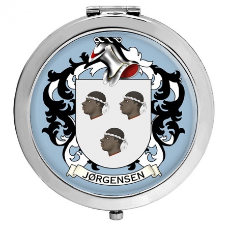 Jrgensen (Denmark) Coat of Arms Compact Mirror