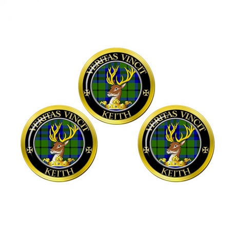 Keith Scottish Clan Crest Golf Ball Markers
