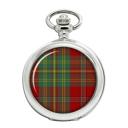 Leask Scottish Tartan Pocket Watch