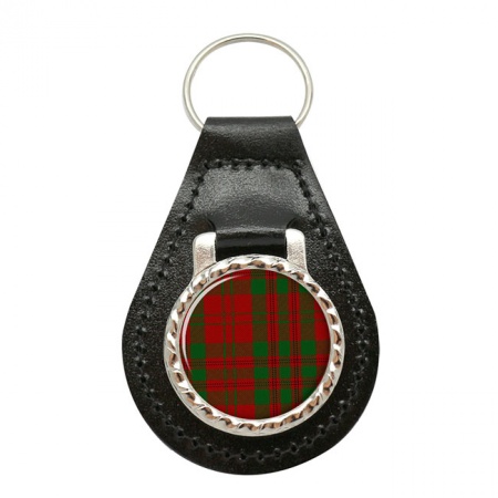 Livingstone Scottish Tartan Leather Key Fob