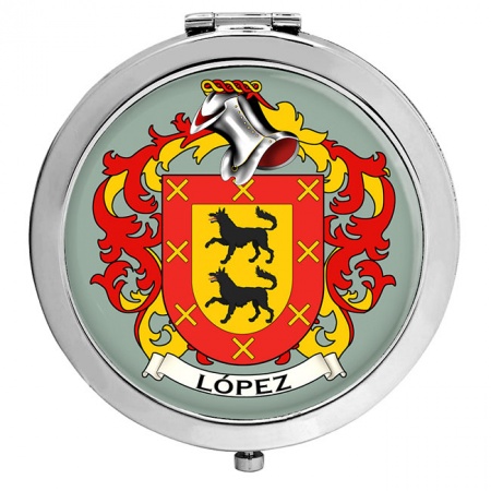 Lopez (Spain) Coat of Arms Compact Mirror