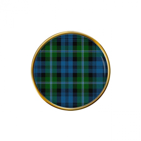 Lyon Scottish Tartan Pin Badge