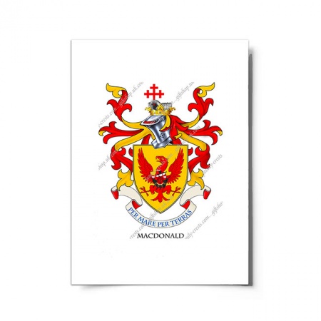 Macdonald (Scotland) Coat of Arms Print