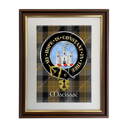 MacIsaac Scottish Clan Crest Framed Print