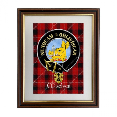 Maciver Scottish Clan Crest Framed Print
