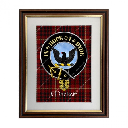Mackain Scottish Clan Crest Framed Print