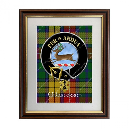 Masterson Scottish Clan Crest Framed Print