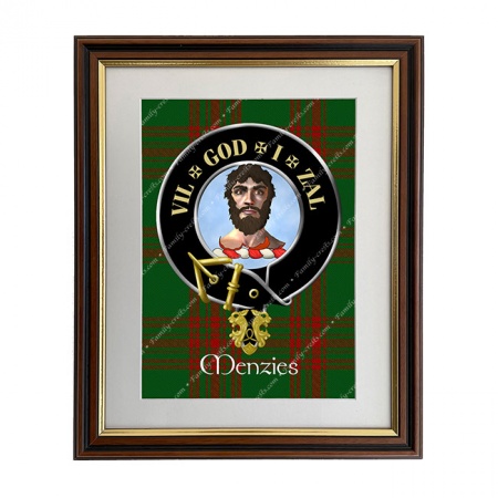 Menzies Scottish Clan Crest Framed Print