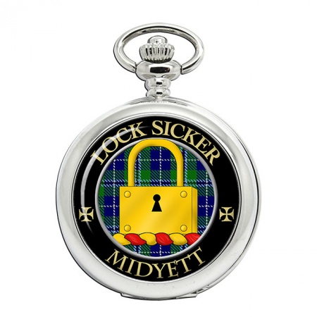 Midyett Scottish Clan Crest Pocket Watch