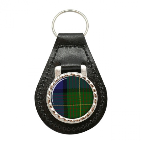 Muir Scottish Tartan Leather Key Fob