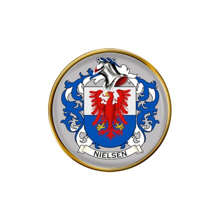 Nielsen (Denmark) Coat of Arms Pin Badge