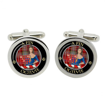 Ogilvie Scottish Clan Crest Cufflinks