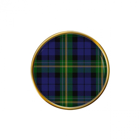 Paterson Scottish Tartan Pin Badge