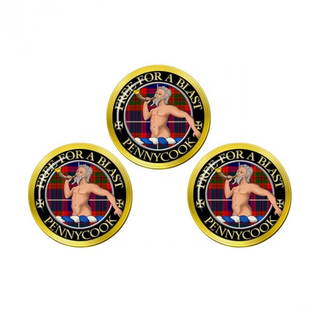 Pennycook Scottish Clan Crest Golf Ball Markers