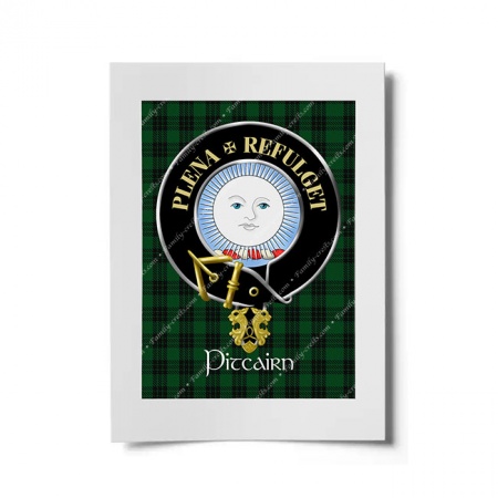 Pitcairn Scottish Clan Crest Ready to Frame Print