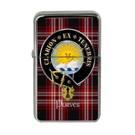 Purves Scottish Clan Crest Flip Top Lighter