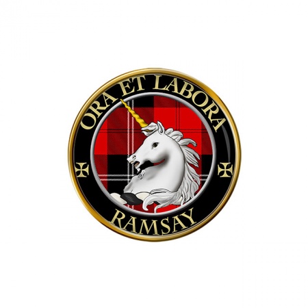 Ramsay Scottish Clan Crest Pin Badge