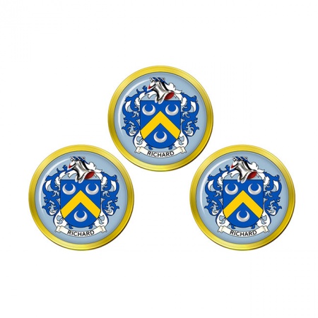 Richard (France) Coat of Arms Golf Ball Markers
