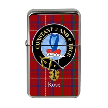 Rose Scottish Clan Crest Flip Top Lighter
